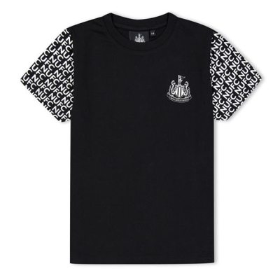 Tricouri sport Tricou cu imprimeu Source Lab Newcastle United - Juniors negru