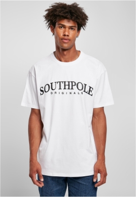 Tricou cu imprimeu Southpole Puffer alb