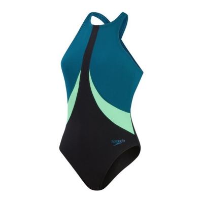 Speedo Colbl Hn Xbck femei negru verde