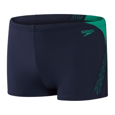 Speedo Hyper Boom Slice Aquashorts pentru Barbati bleumarin verde