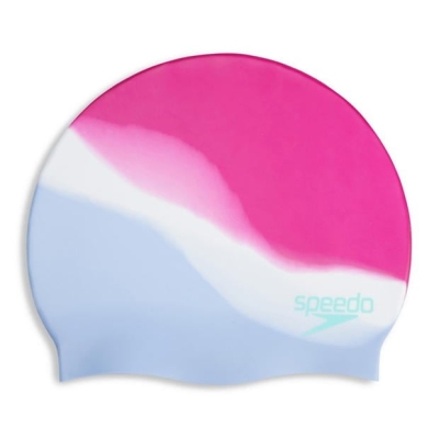 Speedo MC SiliconCap 99 alb albastru visiniu