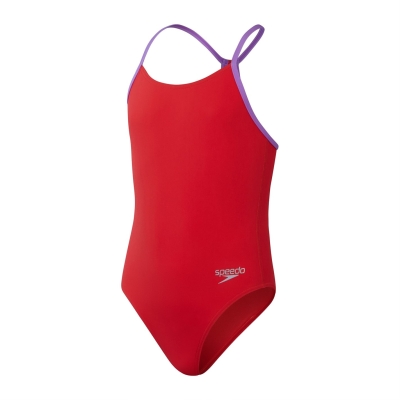 Speedo Sld Llne 1Pc copii rosu