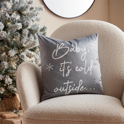 Studio Its Cold Outside Cushion pentru Bebelusi albastru