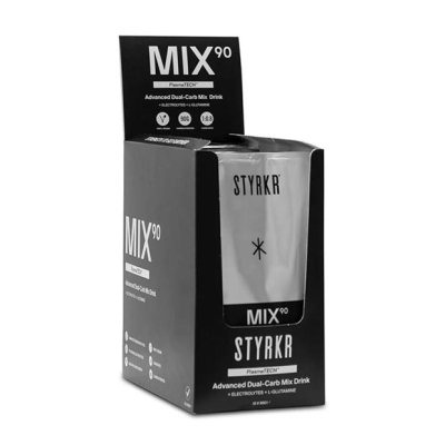 STYRKR Dual-Carb Energy Drink Mix x 12 argintiu