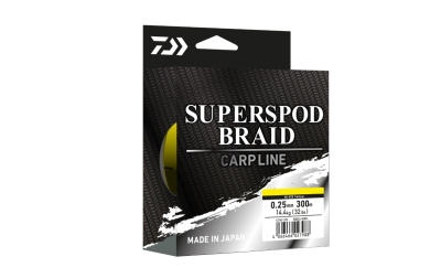 SUPERSPOD 4XBRAID GALBEN 025MM 14,1KG 300M DAIWA