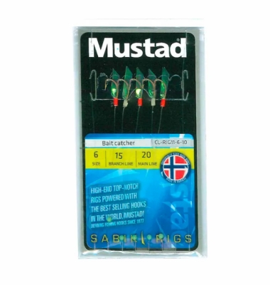 TAPARINA BAIT CATCHER NR 6 5BUC PL marime MUSTAD