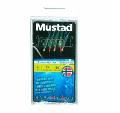 TAPARINA BI COLOUR FISH SKIN NR 4 marime MUSTAD