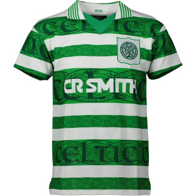 Team Celtic 1996 Retro Acasa Kit pentru adulti verde alb