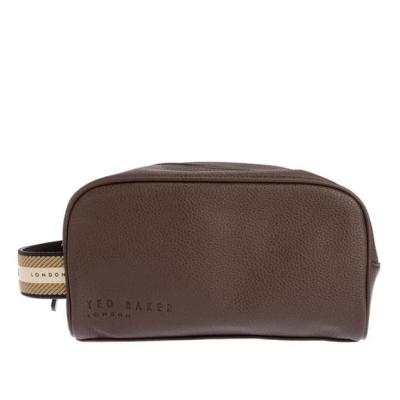 Ted Baker Ted Kaiiro Washbag pentru barbati maro choc