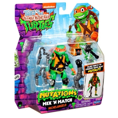 Teenage Mutant Ninja Turtles of Teenage Mutant Ninja Turtles: Mutations Mix and Match 4.5-Inch Michelangelo