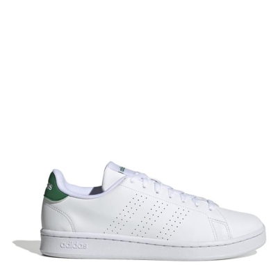 Tenisi panza adidas Advantage pentru baieti alb verde