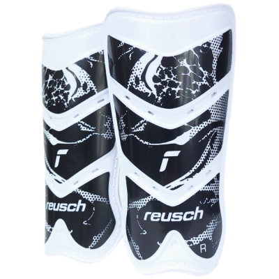 Tibie Reusch Attrakt Lite de fotbal alb si negru 5377045 7701