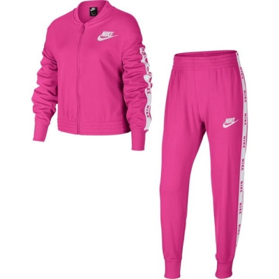 Treninguri Nike NSW pentru fetite foc roz alb