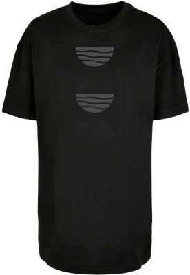 Tricou Abstract Waves pentru Femei negru Merchcode