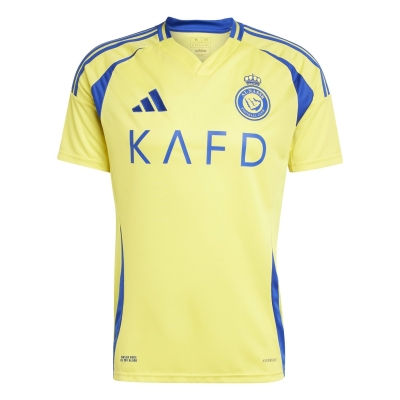 Tricou Acasa adidas Al Nassr Ronaldo 2024 2025 pentru adulti galben albastru