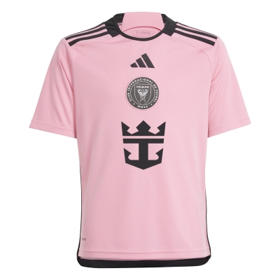 Tricou Acasa adidas Inter Miami CF 2024 2025 Juniors roz