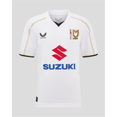 Tricou Acasa Castore MK Dons 2024 2025 Juniors alb