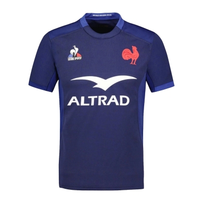 Tricou Acasa Le Coq Sportif FFR Franta Six Nations 2024 pentru Barbati albastru