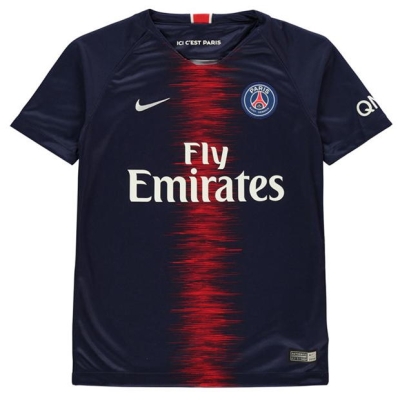 Tricou Acasa Nike Paris Saint Germain 2018 2019 pentru copii albastru