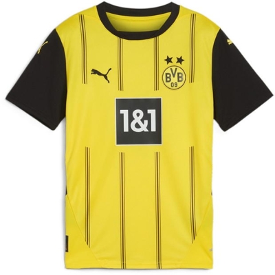 Tricou Acasa Puma Borussia Dortmund 2024 2025 Juniors galben