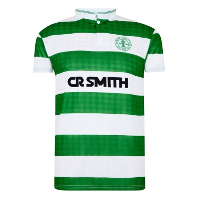 Tricou Acasa Team Celtic Retro 1988 pentru adulti verde alb