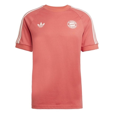 Tricou adidas Bayern Munich Originals 3-cu dungi pentru adulti crew rosu