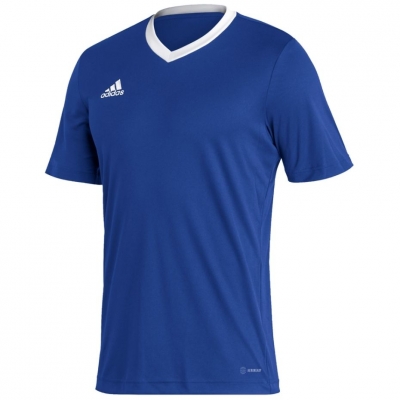 Tricou Adidas Entrada 22 Jersey albastru HG6283 pentru Barbati