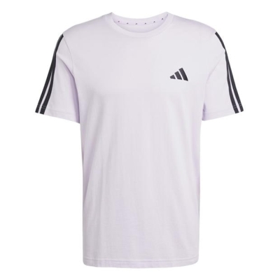 Tricou adidas Essentials 3-Stripes pentru Barbati crem mov