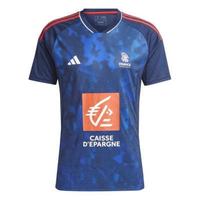 adidas Franta AEROREADY Handbal Shirt pentru Barbati team bleumarin albastru