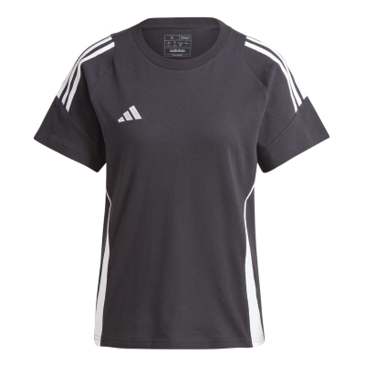 Tricou adidas Tiro 24 Sweat pentru femei negru alb