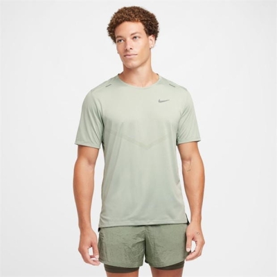 Tricou alergare Nike Dri-FIT Rise 365 maneca scurta pentru Barbati verde horizon