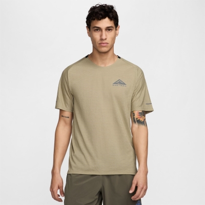 Tricou alergare Nike Dri-FIT Trail maneca scurta Trail pentru Barbati oliv