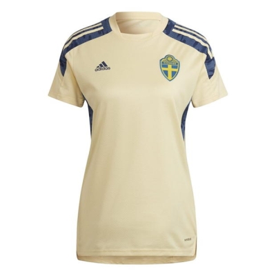 Tricou antrenament adidas Svff W femei galben