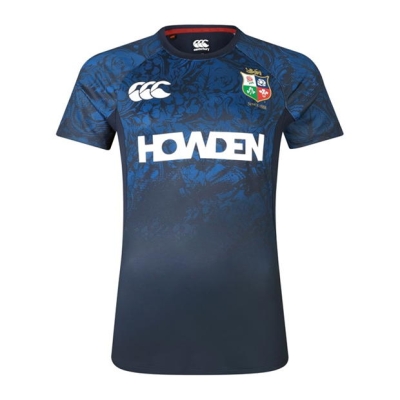 Tricou antrenament Canterbury British and Irish Lions 2024 Superlight pentru femei inchis albastru