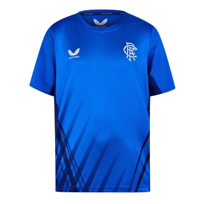 Tricou antrenament Castore Rangers 2022 2023 Juniors albastru