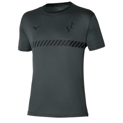 Tricou antrenament Mizuno 99 gri