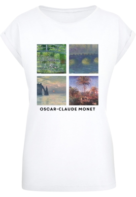 Tricou APOH - Oscar-Claude Monet pentru Femei alb Merchcode