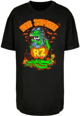 Tricou Boyfriend supradimensionat Rob Zombie - Halloween pentru Femei negru Merchcode