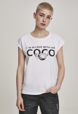 Coco Tee pentru Femei alb Mister Tee