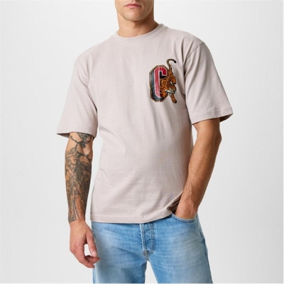 Tricou Criminal Damage Tigers 99 deschis gri