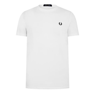 Tricou cu imprimeu Fred Perry Fred Back barbati alb