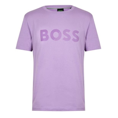 Tricou cu logo Boss Boss 10269604 01 lt pas mov