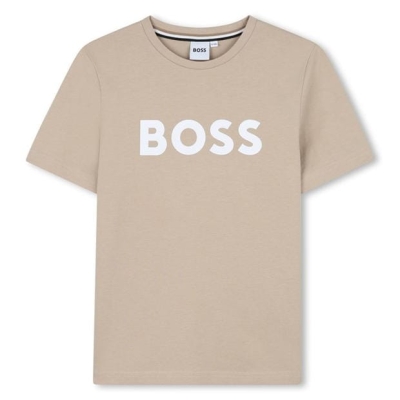 Tricou cu logo Boss Boss Jn52 bej