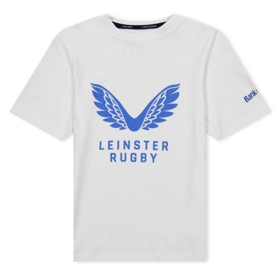 Tricou cu logo Castore Leinster -Shirt pentru copii optic alb