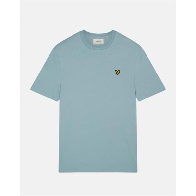 Tricou cu logo Lyle and Scott Lyle Basic pentru barbati away albastru w700