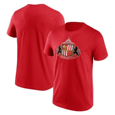 Tricou cu logo Sunderland AFC Essential -Shirt pentru Barbati rosu