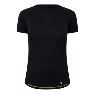 Tricou de corp cu maneca scurta Nukeproof Merino (M_150) pentru femei negru