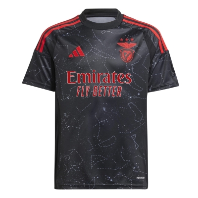 Tricou Deplasare adidas Benfica 2024 2025 Juniors negru