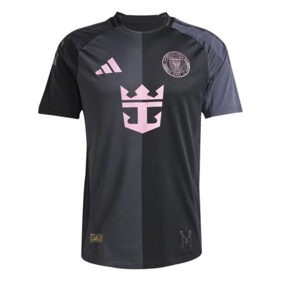 Tricou Deplasare adidas Inter Miami Messi Authentic 2025 2026 pentru adulti negru