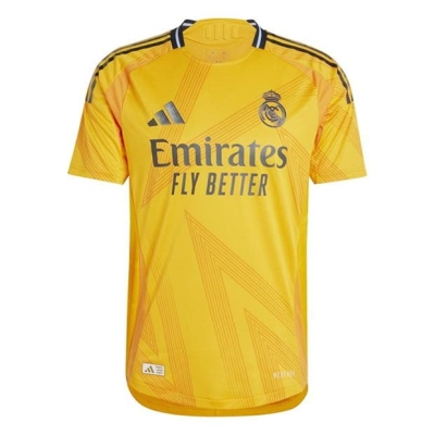 Tricou Deplasare adidas Real Madrid Authentic 2024 2025 pentru adulti portocaliu